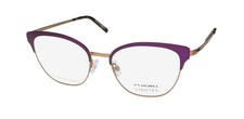 NUEVOS ANTEOJOS LIGHTEC 30201L PÚRPURA BORDE COMPLETO 53-18-145 PP11 OJO DE GATO PARA MUJER