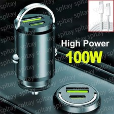 Fast Charging USB+TYPE-C Car Charger universal socket adaptor for all phones