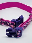 Blueberry Pet Pink/Purple Floral Heavy Duty Large Breed Dog Collar & Flower — photo 10