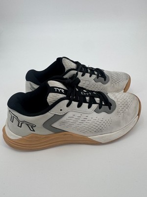 TYR CXT-1 Trainer Unisex M6.5/W8 White Gum Round Toe Lace Up Athletic Shoes