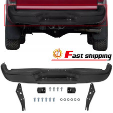 New Steel Complete Black Rear Step Bumper Assembly For Toyota Tacoma 2005-2015