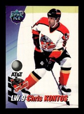 1995-96 Edge Ice Cincinnati Cyclones IHL Chris Kontos BXCP08