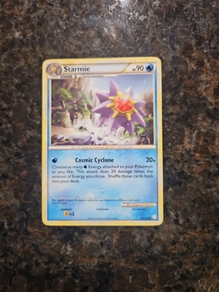 Starmie 53/123 Heartgold & Soulsilver Regular - Pokémon Card