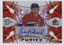 2022-23 Upper Deck SP Game Used Purity Legends 5/49 Larry Robinson Auto HOF k4s