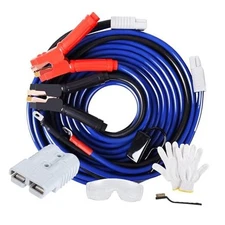 0 Gauge 30 Feet Jumper Cables Heavy Duty, 1000 Amp Quick 0 Gauge - 30 Feet