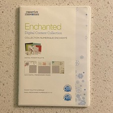 Creative Memories Enchanted Digital Content Collection CD 12x12 Digital Pages