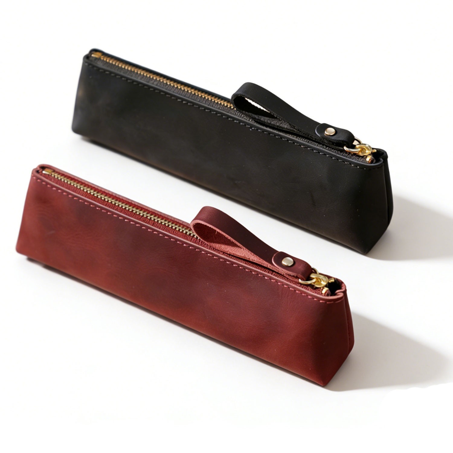 Bag Smooth Zipper Case 2pcs Makeup Brush Pouch Bags