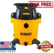 DEWALT DXV12P 12 Gallon Poly Wet/Dry Vac, 5.5 HP Shop Vacuum Wet Vacuum