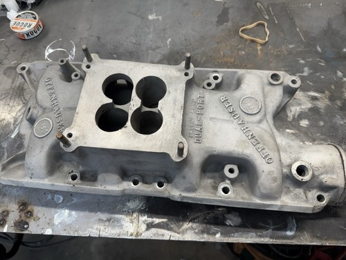 Collecteur d'admission Offenhauser double port 360 6009DP Ford 260 289 302 Holley 4150