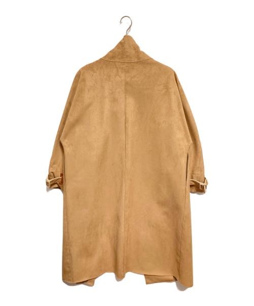 Ameri                    WRAP COLLAR COAT beige 0… - image 2