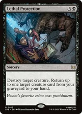 x1 Lethal Protection - Foil R MTG Marvel's Spider-Man Eternal M/NM, English