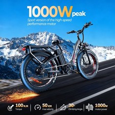 DRVETION CTR26 EBIKE 26 Zoll Elektrofahrrad 48V 15AH E Mountainbike Ölbremse NEU