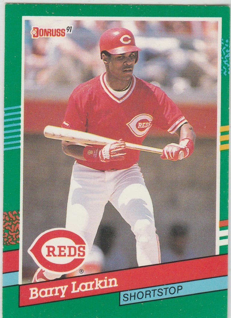 1991 donruss #471 Barry Larkin REDS