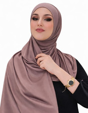 Instant Jersey  Hijab Wrap Shawl Double Stitching 180x67cm
