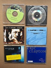 ERIC CLAPTON - 6 X promo CDs-pilgrim/my father-blue eyes-circus-before-change