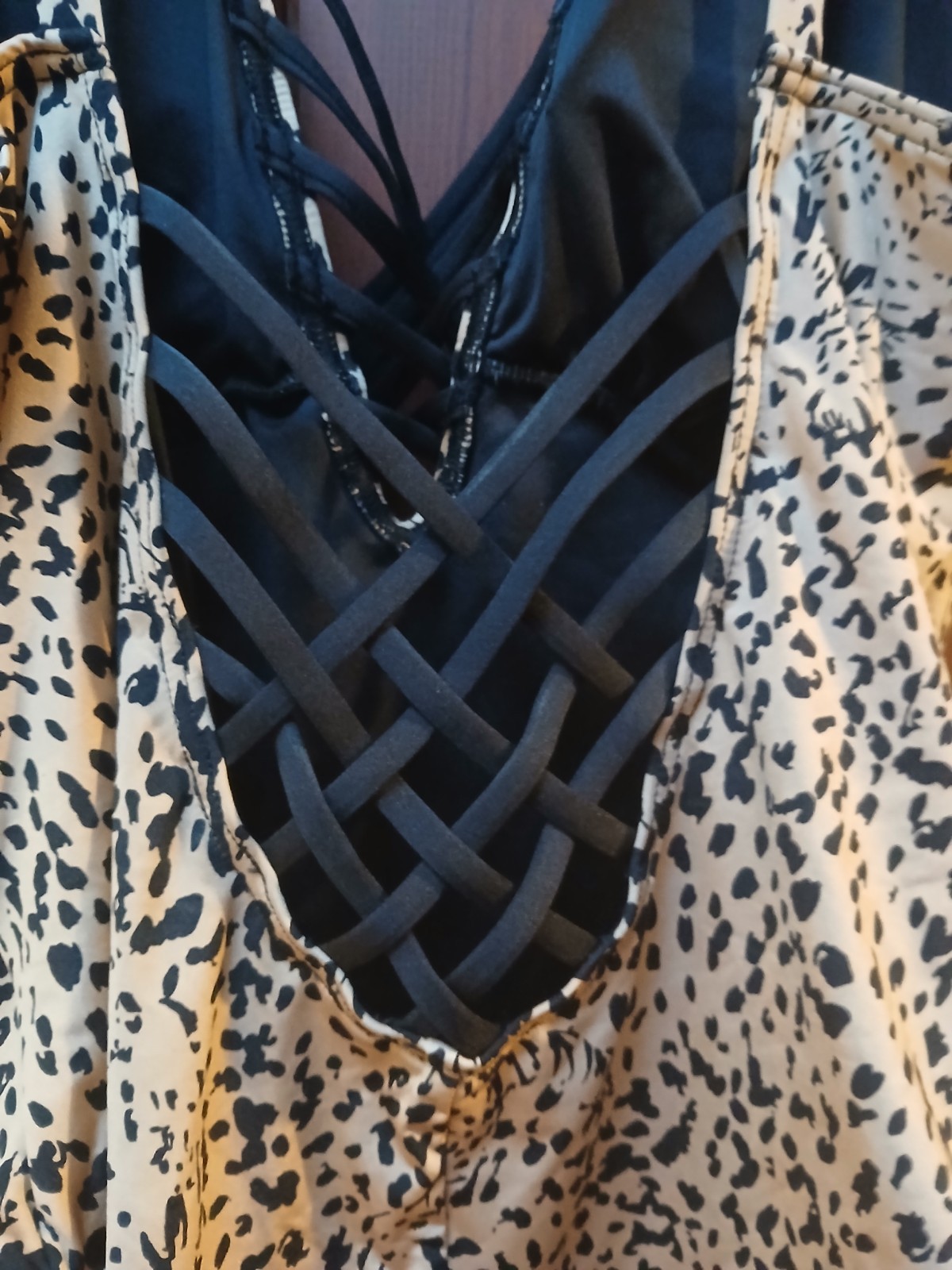 Biba Statement Leopard One Piece Swimsuit Bathing  Costume Size 16 NEW SOLD OUT image 3