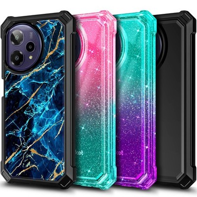 For Cricket Icon Plus (2026) Case Full Body Phone Cover Screen Protector
