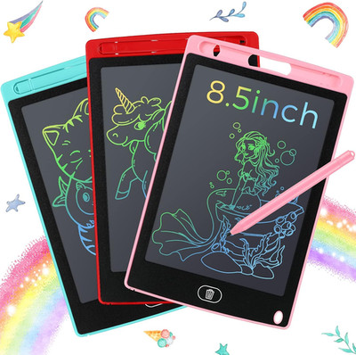 3 Pack LCD Writing Tablet for Kids 8.5 Inch Colorful Doodle Drawing