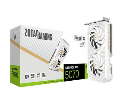 Zotac  GeForce RTX 5070 Twin Edge OC White 12 GB GDDR7 PCIe 5.0 x16