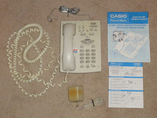 Casio PhoneMate TI-320 Vintage 1990s Cord Telephone  Digital Answering Machine