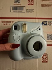 Fujifilm Instax Mini 7 Plus 7 Instant Camera Light Blue