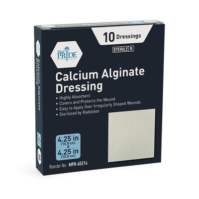 Sterile Non-Stick Wound Dressing Pads - Highly Absorbent 10-Pack, 4'' x 4''