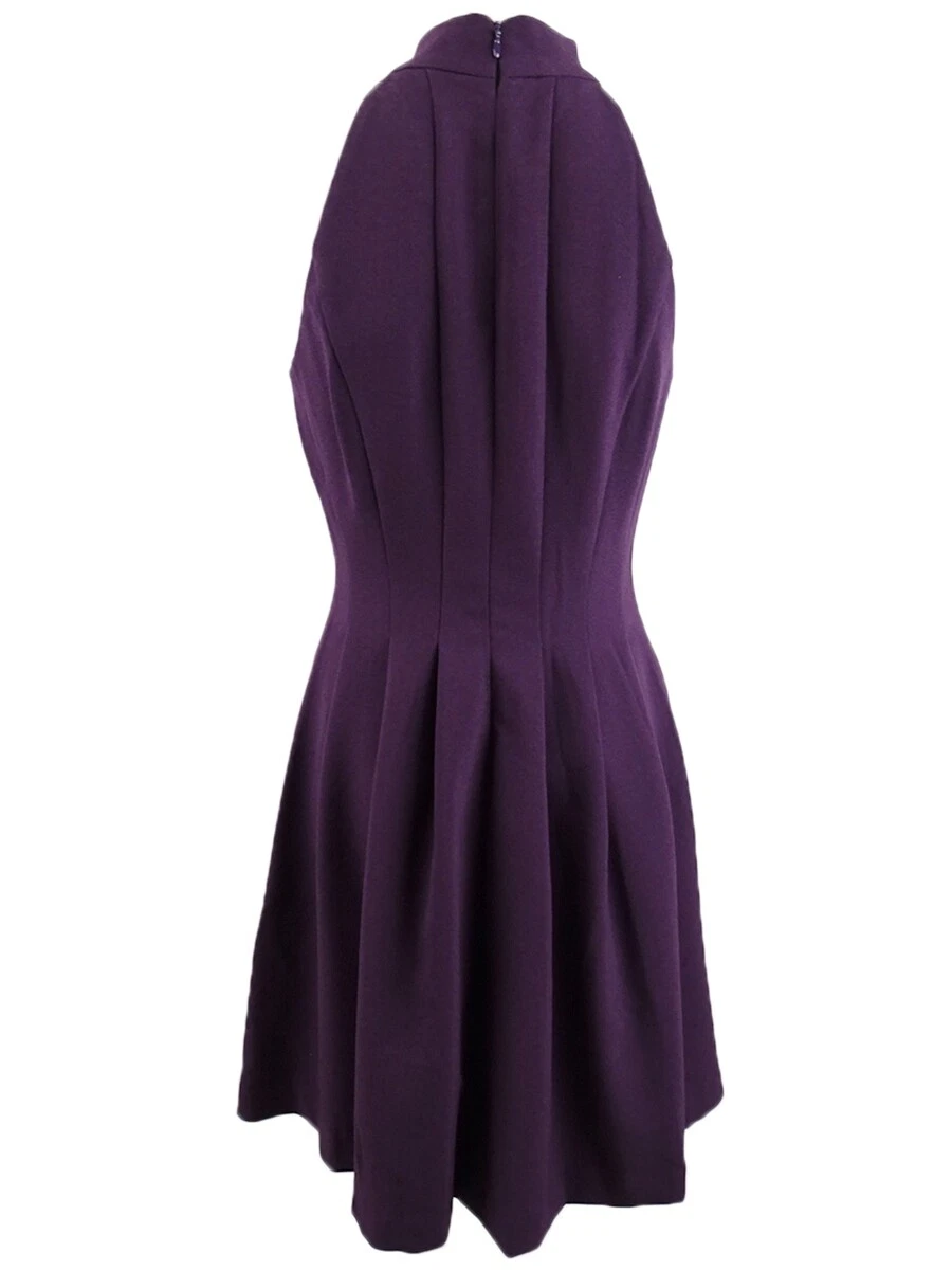 Vince camuto bow neck fit and flare dress sales