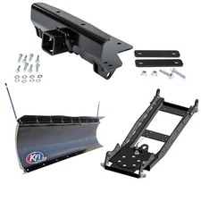 KFI Snow Plow Kit 72" For Kawasaki 700 Mule PRO-MX 2019-2020 (Pro-Poly)