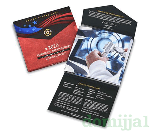 2020-S American Innovation Dollar CT REVERSE Proof - Connecticut $1 - Bild 2 von 4