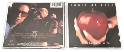 Souls At Zero A Taste For The Perverse CD 1995 Energy Records First Press
