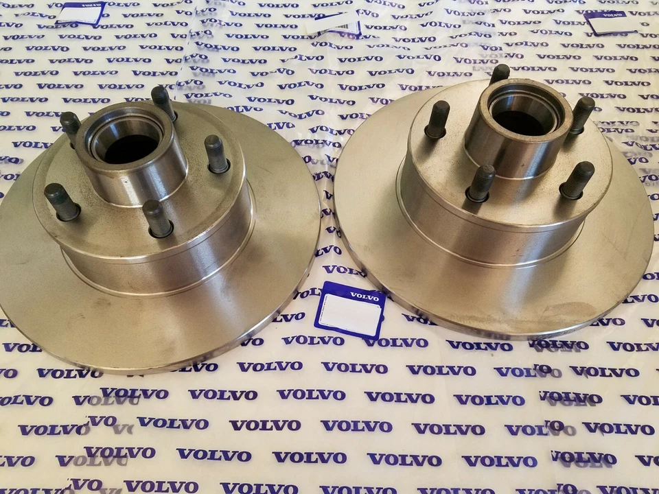 Volvo P1800s 1963-1969 122S y 123GT 63-68 - Rotores de freno de disco delanteros (2) Foto 3 de 4