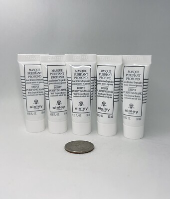 5 x Sisley Masque Purifiant Profond Deeply Purifying Mask 10ml Each Total 50ml N