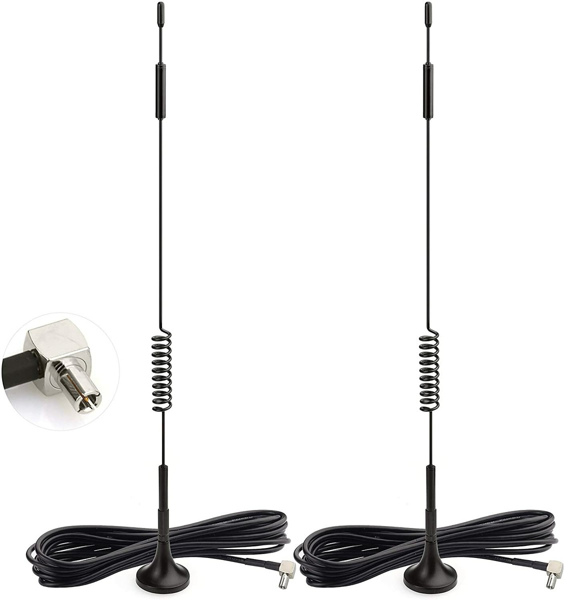 2x 4G LTE Magnetic External Antenna TS9 Aerial For Netgear