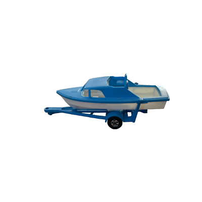 Vintage Matchbox Lesney No 9 Cabin Cruiser Boat & Trailer | eBay