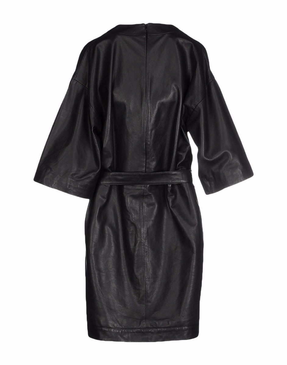 plus size genuine leather dress LIMITED COLLECTION Plus Size Black Faux Leather Shirt Dress