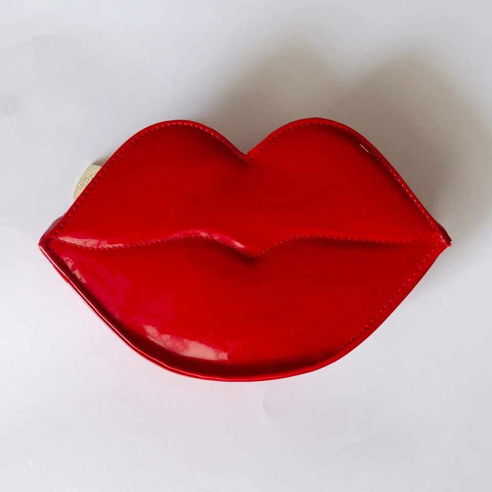 90-е Moschino духи красные губы в форме поп-арта клатч - Изображение 2 из 4