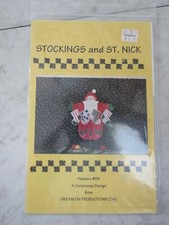 VTG Provo Craft Dream On Productions "Stockings and St Nick" Pattern #114