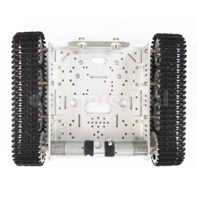 Track Car Vehicle Chassis Caterpillar Crawler Plastic  for Robot Model DIY T200
