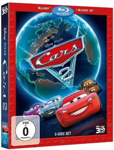 Cars 2 (+ 2 BRs) [3D Blu-ray] NEU OVP - Bild 1 von 1