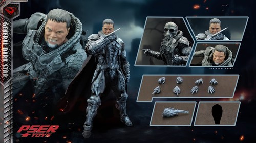 Psertoys 1/12 Male The General Zod Model 6"Collection Action Soldier Figure - 第 1/7 張圖片