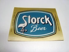 Circa 1950s Storck Beer Label, Slinger, Wisconsin