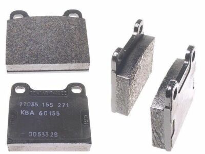 For 1986-1991 Mercedes 420SEL Brake Pad Set Rear Textar 95577DN 1990 1987 1989