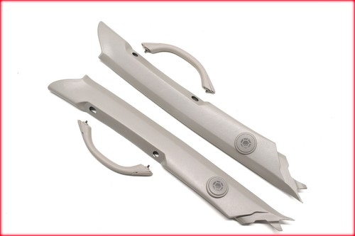 2002-2004 Nissan Xterra Front Left & Right A Pillar Grab Handle Trim Panel Gray - 第 1/8 張圖片