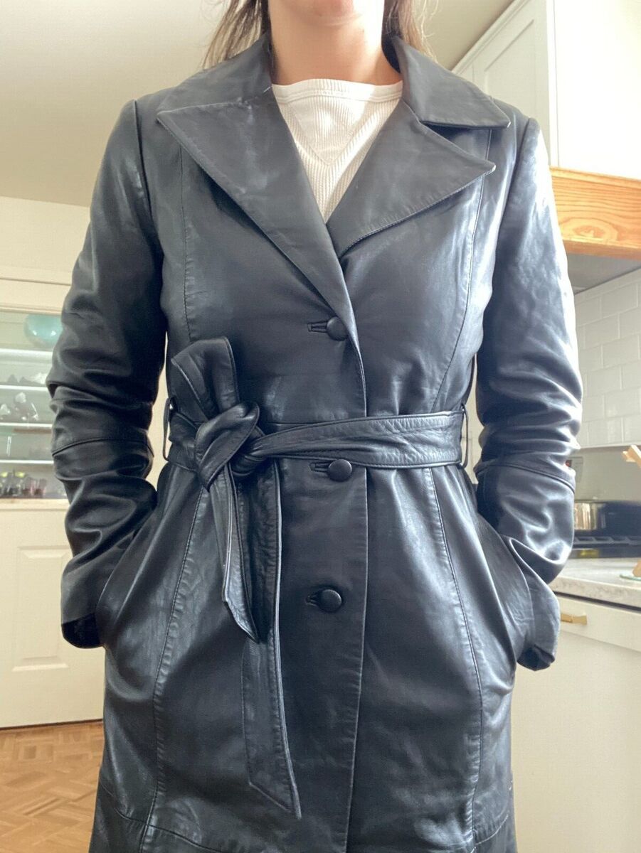 Badgley Mischka Leather Trench Coat | eBay Badgley Mischka Leather Trench Coat | eBay