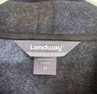 Volkswagen Blue/Black Plaid 1/4 Zip Fleece Sweatshirt Landway Women’s M — photo 4