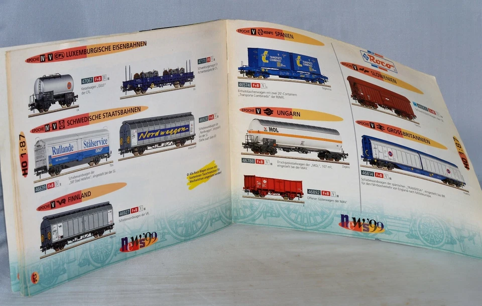 Vintage Roco Model Railways Catalogue " news '99 "  - D 80999 - Image 3 of 4
