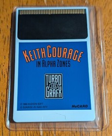 1989 TurboGrafx 16 Keith Courage in Alpha Zones Case, Manual, Hu Card Excellent*