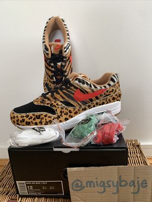 Nike Air Max 1 DLX ATMOS ANIMAL PACK 2.0 Size UK11 | eBay