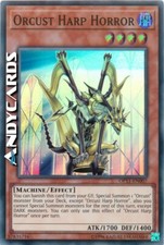 ORCUST HARP HORROR (Orchesterharfe Horror) Super R • OP11 EN007 • Unl • YUGIOH!