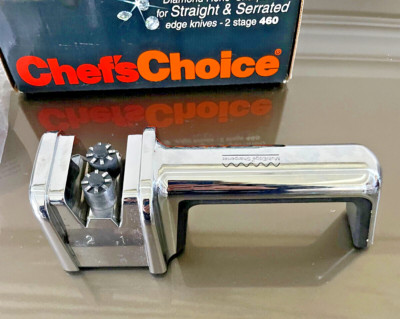 Chefs Choice Model 460 Diamond Hone 2 Stage Straight & Serrated Knife Sharpener
